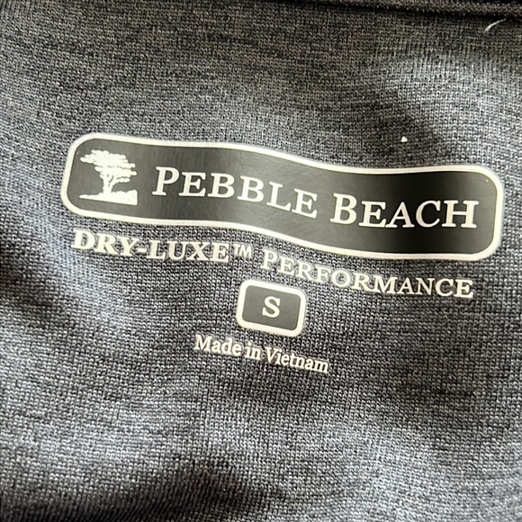 Pebble Beach long sleeve zip shirt NEW golf - Picture 3 of 4